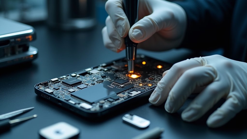 ekspercki proces diagnostyki iPhone'a