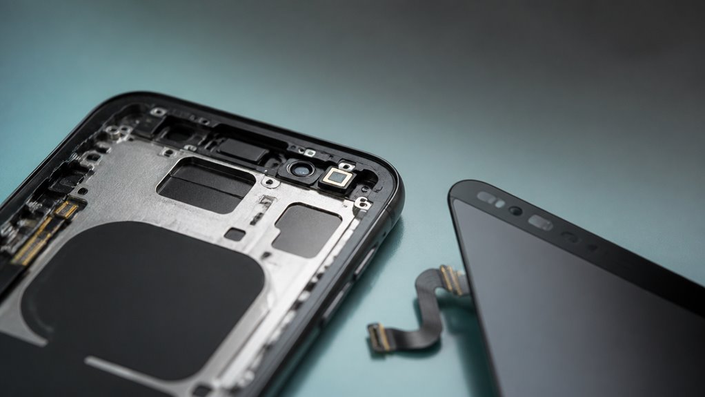 automatyczna regulacja jasności nie działa po wymianie ekranu w iPhonie