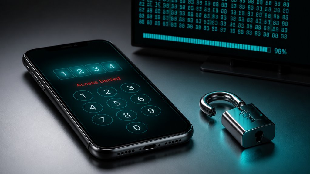 atak brute force na odgadywanie kodu PIN