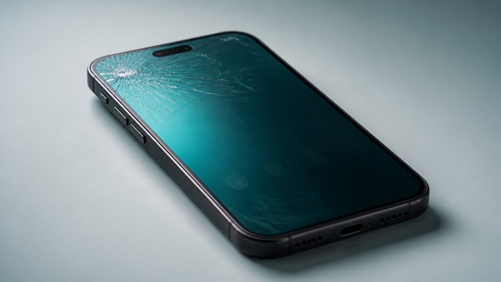 uszkodzony ekran iPhone'a wpływa na Face ID