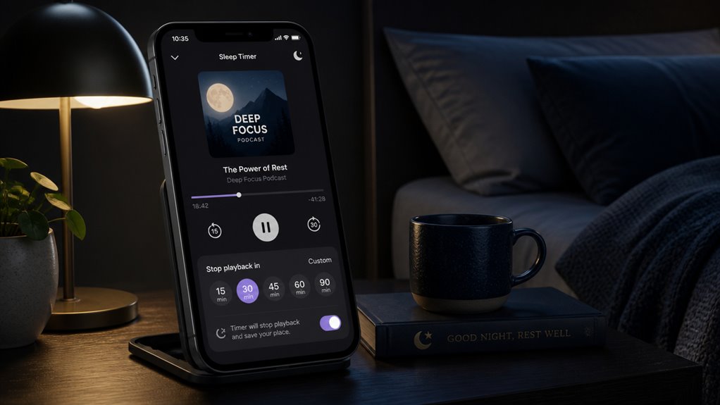 napraw problemy z timerem snu Spotify cztery słowa