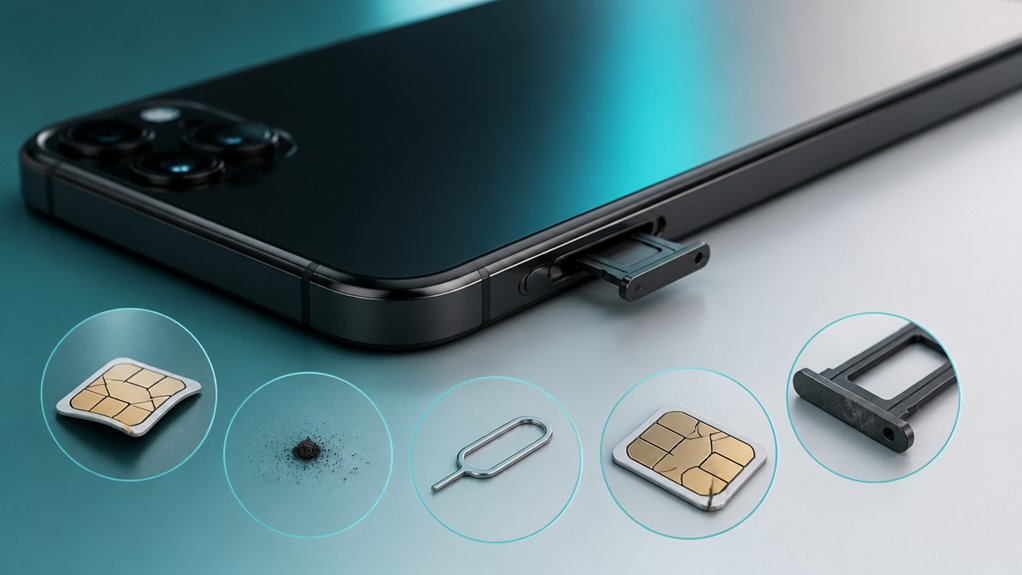 możliwe problemy z wykrywaniem karty SIM w iPhonie
