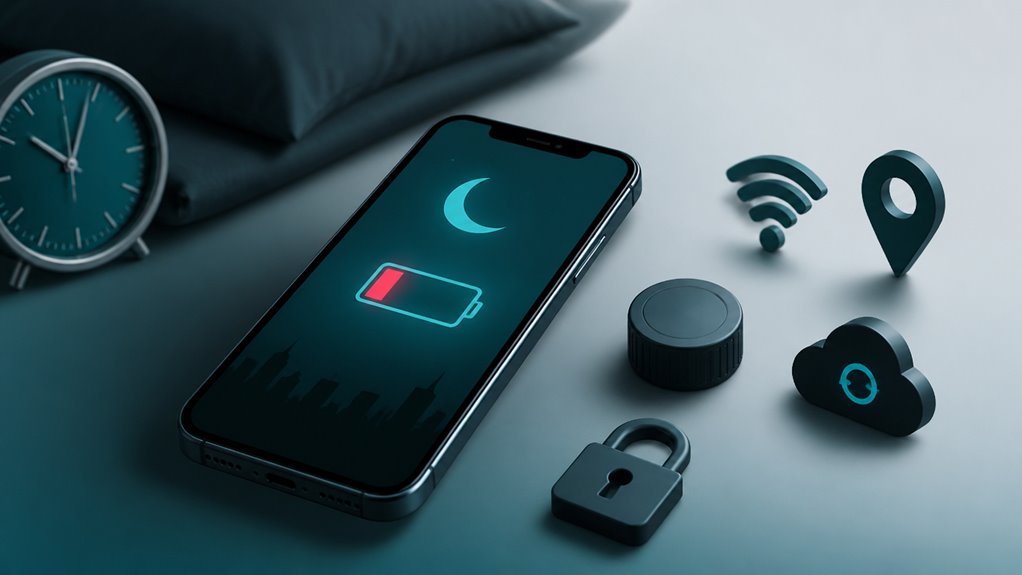 powody, dla których bateria iPhone'a rozładowuje się w nocy