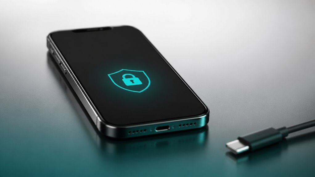 Tryb ograniczonego USB automatycznie chroni dane