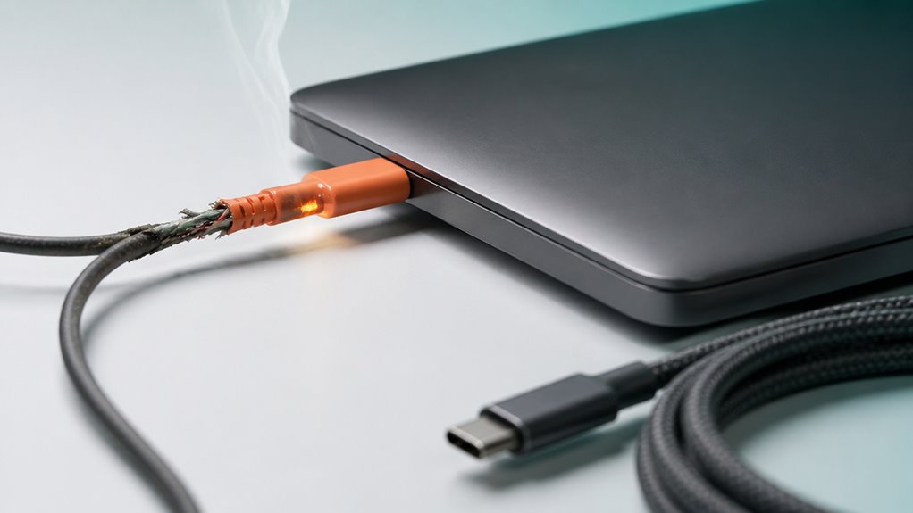 niecertyfikowane ryzyko kabla usb c