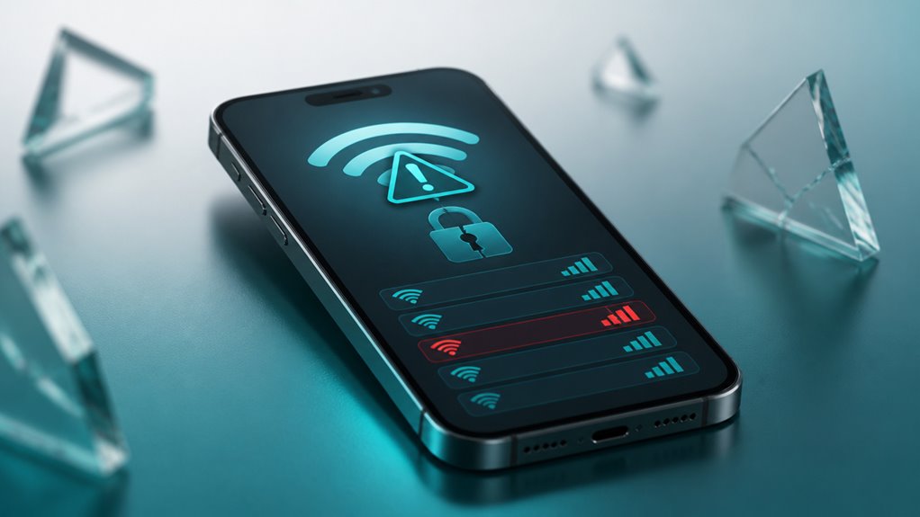 nieudana weryfikacja niezaufanego certyfikatu Wi-Fi
